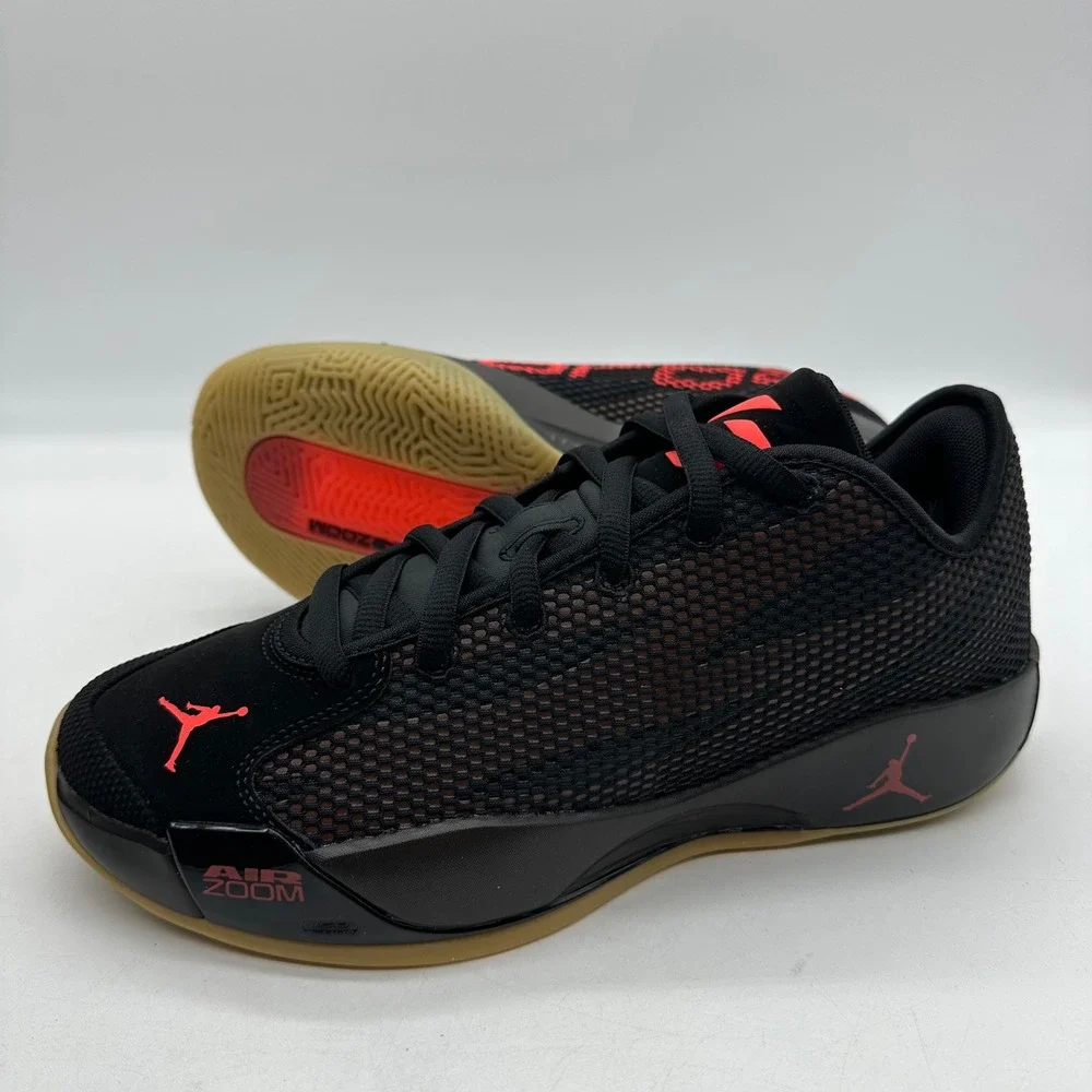 Nike IF1610-003 Mens Size 9 Air Jordan Luka 2 Black Infrared 23 Basketball Shoes